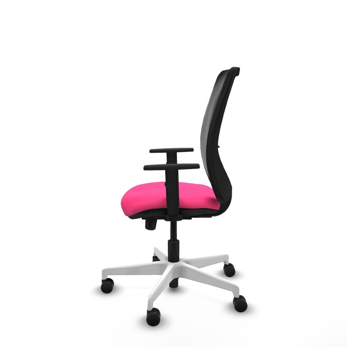 PIQUERAS Y CRESPO Silla de oficina Zulema Rosa y Negro