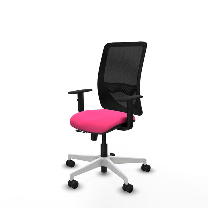 PIQUERAS Y CRESPO Silla de oficina Zulema Rosa y Negro