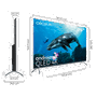 Cecotec TV QLED V3+ series VQU30075+ 75 pulgadas 4K UHD