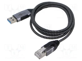 GOOBAY Cable Slim USB 3.0 a RJ45 Cat 6 de 1m