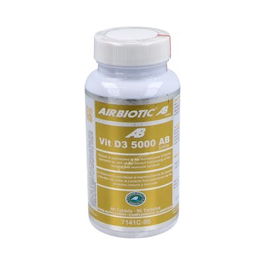 AIRBIOTIC Vitamina D3 5000Ui 90Comp. Beneficios para el calcio, fósforo y sistema inmunitario.