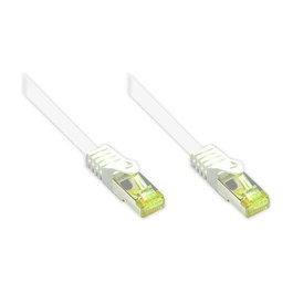 GoodConnections Cable de Red RJ45 Cat. 7 S/FTP, 7.5 m, Blanco, 600 MHz, Halogenfree, Alcasa 8070R-075W