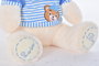 DKD Home Decor Peluche Osito Boy/Girl Azul Rosa Beige 25 x 50 x 25 cm (2 Unidades)