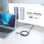 AISENS Cable USB-C A157-0882 de 10m, 10Gbps, 60W, Negro