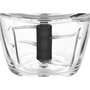 Proficook PC-MZ 1150 Picadora con Jarra de Vidrio de 1 Litro, Plata / Negro