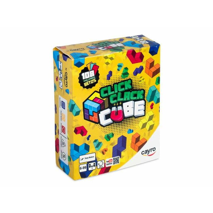 Cayro Juego Click Clack Cube de 7 piezas Cayro Juego Click Clack Cube de 7 piezas