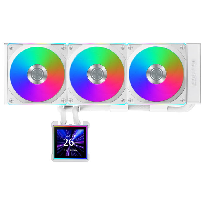 Lian Li HydroShift II LCD-S 360CL Weiß AiO-Wasserkühlung
