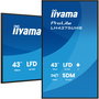 Iiyama Monitor 43" LH4375UHS-B2AG Android 11 4K UHD 3840x2160 500cd/m² Operación 24/7 Pantalla Plana Digital