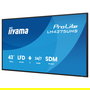 Iiyama LH4375UHS-B2AG Monitor Señalización Digital 42.5" 4K UHD Smart TV con Android 11, 3xHDMI, 3xDisplayPort, USB, Wifi y Daisy Chain (LH4375UHS-B2AG)