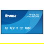 Iiyama LH4375UHS-B2AG Monitor Señalización Digital 42.5" 4K UHD Smart TV con Android 11, 3xHDMI, 3xDisplayPort, USB, Wifi y Daisy Chain (LH4375UHS-B2AG)