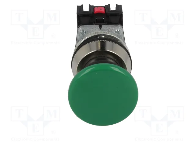 PROMET Interruptor de presión verde 30mm NC + NA PROMET Interruptor de presión verde 30mm NC + NA
