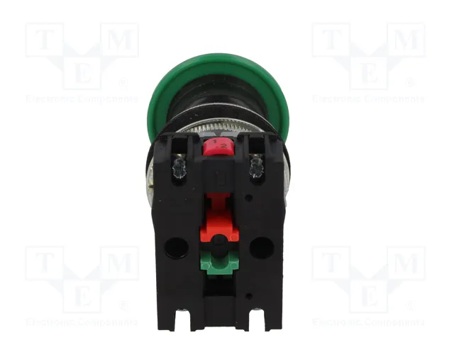 PROMET Interruptor de presión verde 30mm NC + NA PROMET Interruptor de presión verde 30mm NC + NA