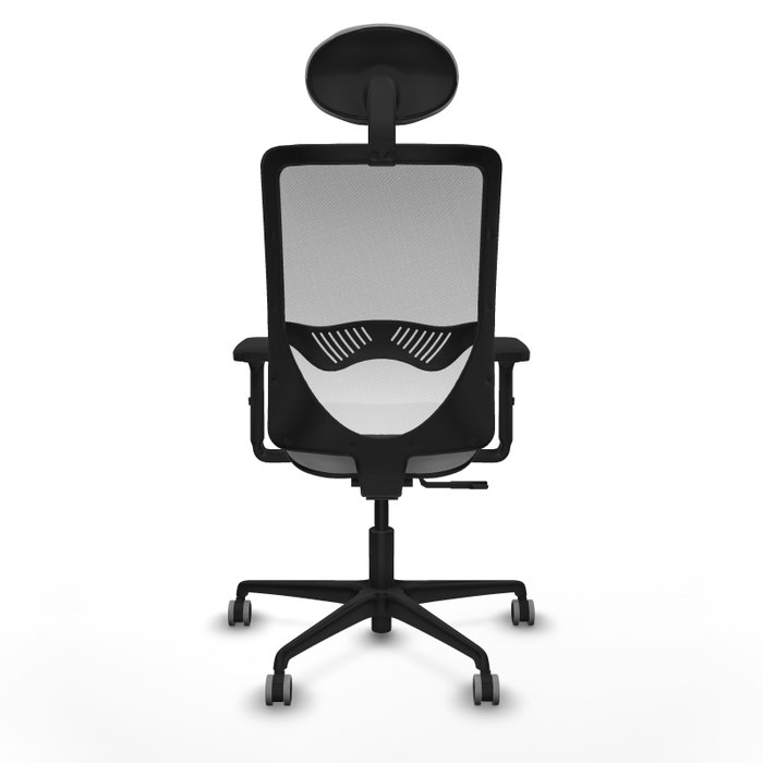PIQUERAS Y CRESPO Silla de oficina Zulema con mecanismo Sincro Gris claro y Blanco PIQUERAS Y CRESPO Silla de oficina Zulema con mecanismo Sincro Gris claro y Blanco