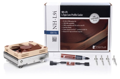 NOCTUA NH-L9i Enfriador de CPU Bajo Perfil para Intel LGA NOCTUA NH-L9i Enfriador de CPU Bajo Perfil para Intel LGA