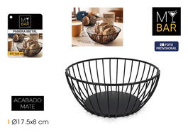 My Bar Panera Redonda Metal 17.5 cm x 8 cm (12 Unidades)