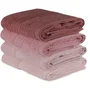 HOB8681181829387 - Juego de 4 Toallas de Mano, 50 cm x 90 cm, Color Polvo