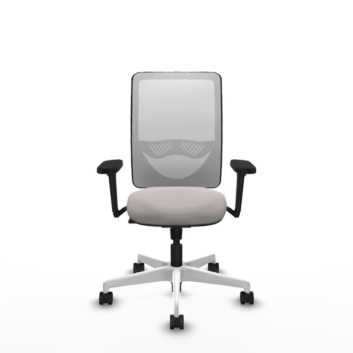 PIQUERAS Y CRESPO Silla de oficina Zulema con mecanismo Sincro, Blanco PIQUERAS Y CRESPO Silla de oficina Zulema con mecanismo Sincro, Blanco
