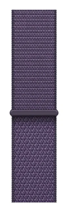 Apple Banda Loop Deportiva MFFK4ZM/A - Nylon Morada Niebla para Apple Watch Series 10, 9, 8, SE, 3 (46mm 44/45/46/49mm) Compatible con Hermès, Ajustable 145-220mm, Reciclada
