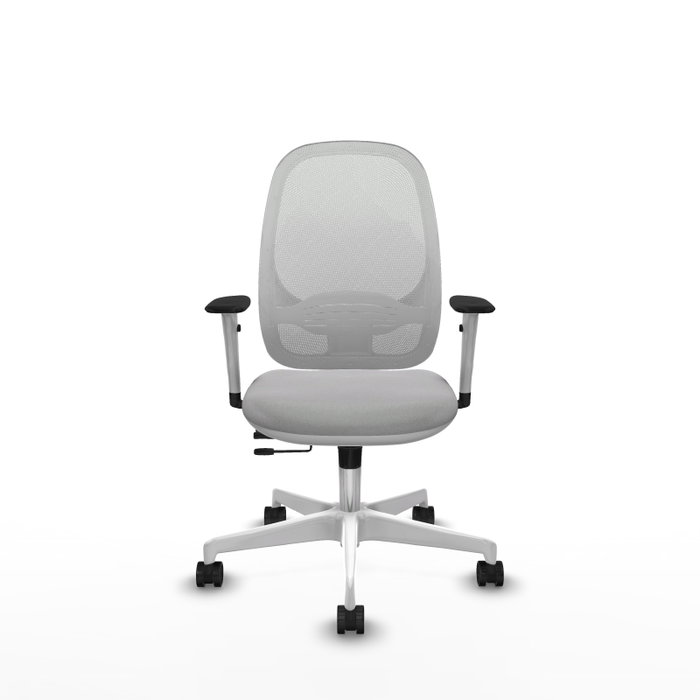 PIQUERAS Y CRESPO Silla de oficina Cilanco Gris claro y Blanco PIQUERAS Y CRESPO Silla de oficina Cilanco Gris claro y Blanco