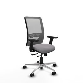 PIQUERAS Y CRESPO Silla de oficina Zulema Gris con mecanismo Sincro/Traslack