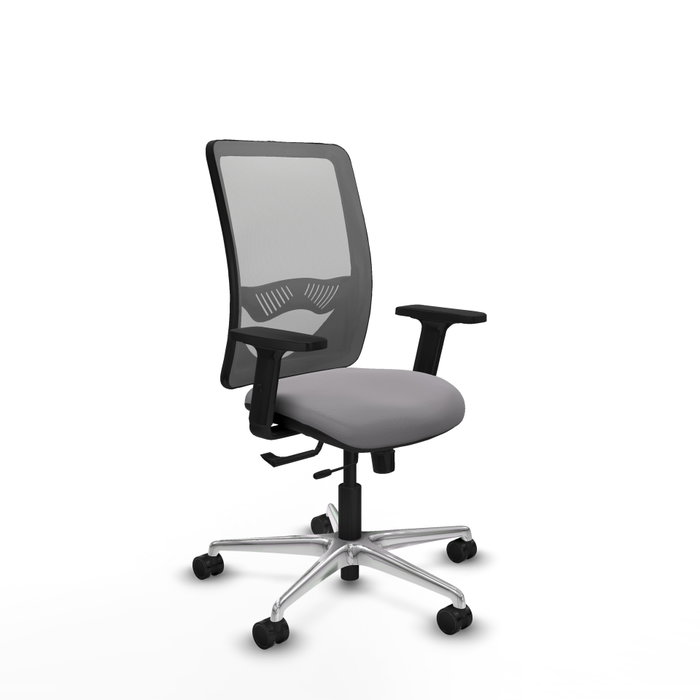 PIQUERAS Y CRESPO Silla de oficina Zulema Gris con mecanismo Sincro/Traslack PIQUERAS Y CRESPO Silla de oficina Zulema Gris con mecanismo Sincro/Traslack