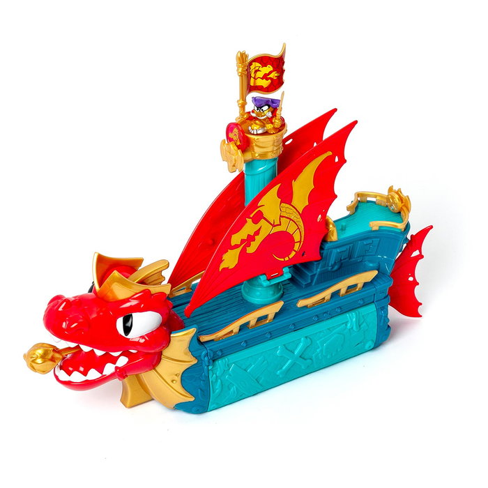 Magic Box Piratix Dragon Ship Transformación 3 en 1