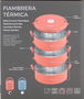 Thermosport Fiambrera Plástico Acero 0.6L - Dimensiones: 15.6 cm Ancho x 18 cm Alto x 15.3 cm Largo (6 Unidades)