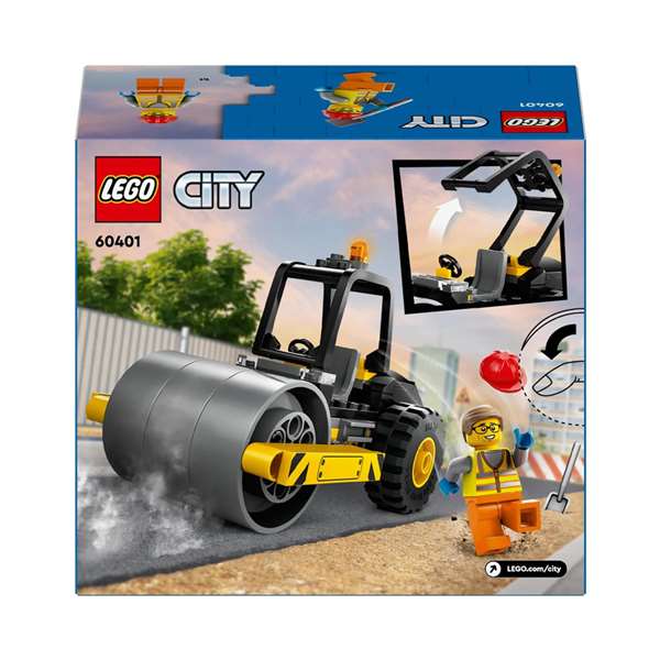 LEGO City Juego de Construcción Apisonadora, 36 meses o más