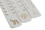 DKD Home Decor Soporte Incienso Indio Decorativo, para Varillas de Incienso, Blanco y Dorado, 4x1x25 cm, Pack 24 Unidades Surtidas