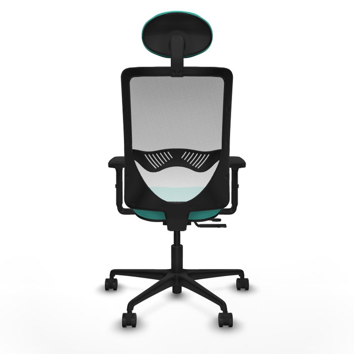 PIQUERAS Y CRESPO Silla de oficina Zulema Turquesa y Blanco PIQUERAS Y CRESPO Silla de oficina Zulema Turquesa y Blanco