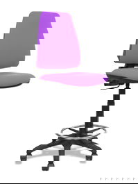 Taburete Piqueras y Crespo CPB82RN Lila PVC