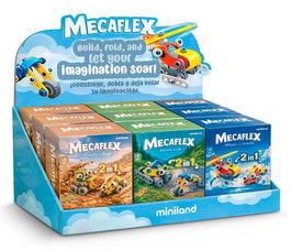 Miniland Juego de Construcciones Flexibles Expositor