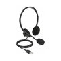 DeLOCK Auriculares Estéreo USB con Control de Volumen y Micrófono Boom para PC y Portátil - Ultra Ligeros (75 g), Supraaurales, Negro