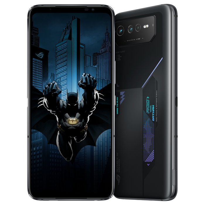 ASUS ROG Phone 6D Batman Edition Smartphone, 17.2 cm (6.78") AMOLED 165 Hz, Dimensity 9000+, 12GB RAM, 256GB, 50MP Triple Cámara, 6000 mAh, 5G, Dual SIM, Android 12, Negro