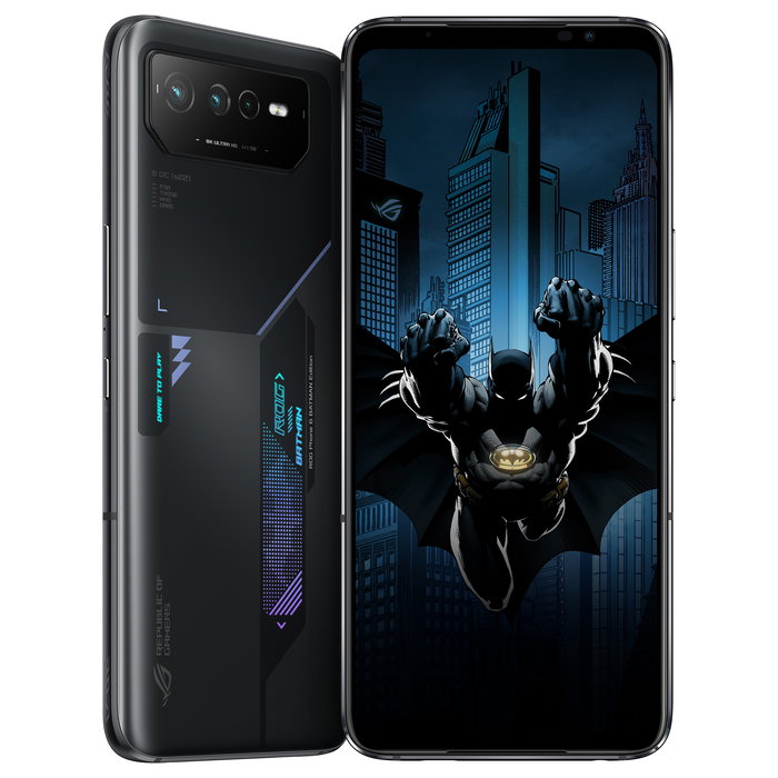 ASUS ROG Phone 6D Batman Edition Smartphone, 17.2 cm (6.78") AMOLED 165 Hz, Dimensity 9000+, 12GB RAM, 256GB, 50MP Triple Cámara, 6000 mAh, 5G, Dual SIM, Android 12, Negro