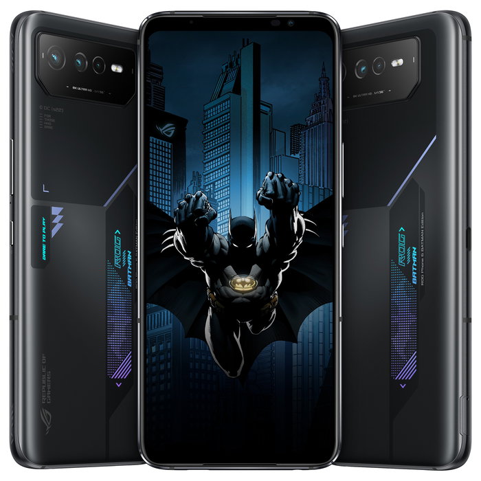 ASUS ROG Phone 6D Batman Edition Smartphone, 17.2 cm (6.78") AMOLED 165 Hz, Dimensity 9000+, 12GB RAM, 256GB, 50MP Triple Cámara, 6000 mAh, 5G, Dual SIM, Android 12, Negro
