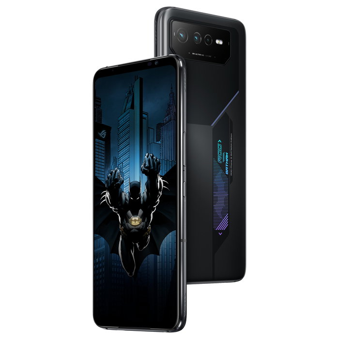 ASUS ROG Phone 6D Batman Edition Smartphone, 17.2 cm (6.78") AMOLED 165 Hz, Dimensity 9000+, 12GB RAM, 256GB, 50MP Triple Cámara, 6000 mAh, 5G, Dual SIM, Android 12, Negro