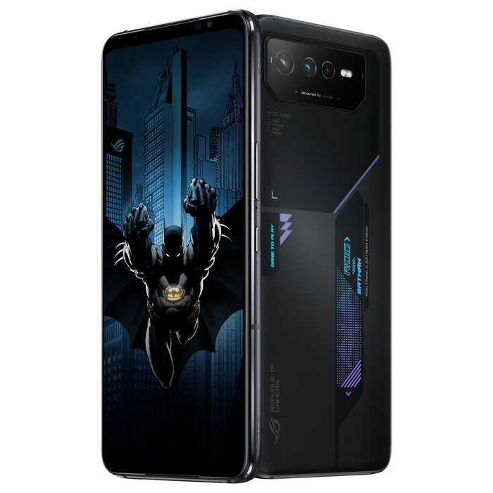 ASUS ROG Phone 6D Batman Edition Smartphone, 17.2 cm (6.78") AMOLED 165 Hz, Dimensity 9000+, 12GB RAM, 256GB, 50MP Triple Cámara, 6000 mAh, 5G, Dual SIM, Android 12, Negro