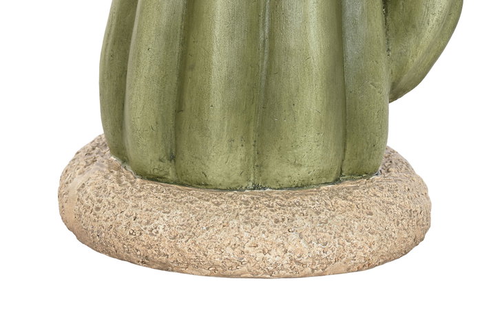 DKD Home Decor Mesita Auxiliar Shabby Blanco Verde Magnesia Fibra de Vidrio 32.5 x 42.5 x 32.5 cm DKD Home Decor Mesita Auxiliar Shabby Blanco Verde Magnesia Fibra de Vidrio 32.5 x 42.5 x 32.5 cm