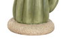 DKD Home Decor Mesita Auxiliar Shabby Blanco Verde Magnesia Fibra de Vidrio 32.5 x 42.5 x 32.5 cm