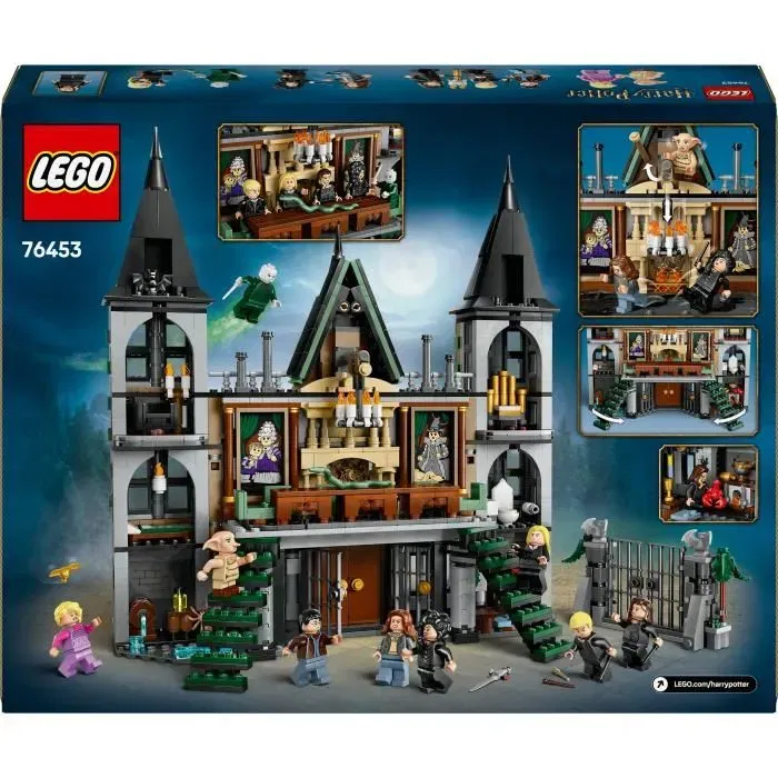 LEGO Harry Potter Mansión Malfoy 76453 - Juego de Construcción con 1601 Piezas - Para Mayores de 10 Años