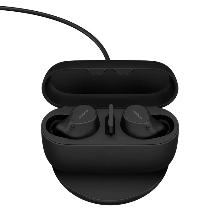 Jabra Evolve2 Buds - Auriculares Bluetooth True Wireless (TWS) Intraurales para Llamadas y Música Profesionales - Negro - Certificados para Microsoft Teams, Zoom, ANC, Batería 33h Jabra Evolve2 Buds - Auriculares Bluetooth True Wireless (TWS) Intraurales para Llamadas y Música Profesionales - Negro - Certificados para Microsoft Teams, Zoom, ANC, Batería 33h