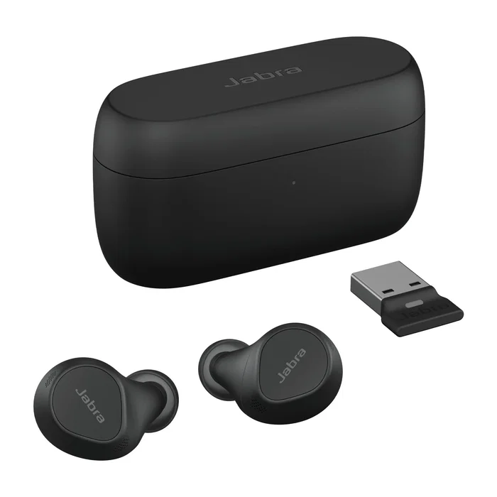 Jabra Evolve2 Buds USB-A UC con base de carga inalámbrica