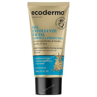 Ecoderma Gel Exfoliante Facial con Micropartículas de Bambú y Semillas de Kiwi para Limpieza Profunda y Piel Radiante 150 ml Ecoderma Gel Exfoliante Facial con Micropartículas de Bambú y Semillas de Kiwi para Limpieza Profunda y Piel Radiante 150 ml