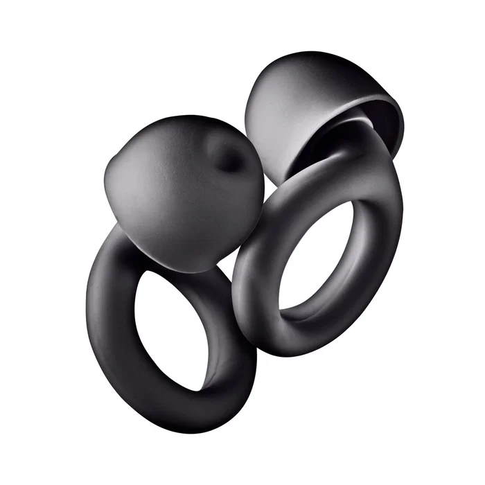 NGS Tapones de oído Noon Black con reducción de ruido