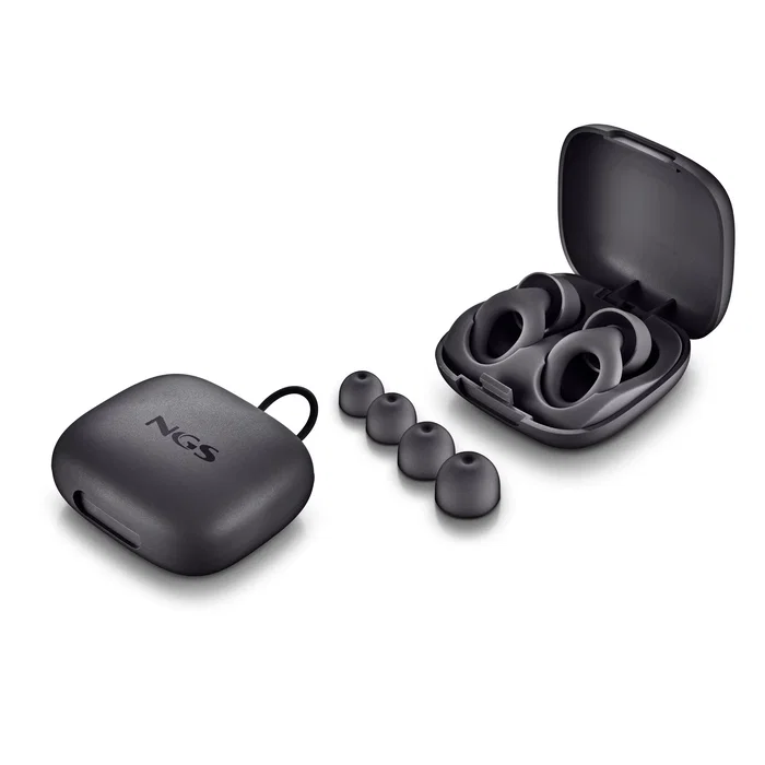 NGS Tapones de oído Noon Black con reducción de ruido