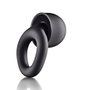 NGS NOON BLACK Tapones de silicona para oídos con cancelación de ruido, Negros