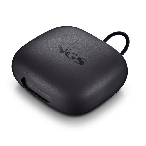 NGS NOON BLACK Tapones de silicona para oídos con cancelación de ruido, Negros