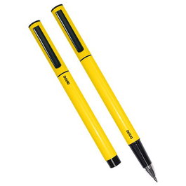 Roller Dohe Elipse Intenso 0,5 Mm (Tinta Azul) Amarillo Blister De 4