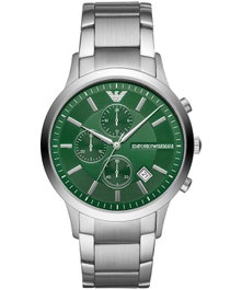 Armani AR11507 con esfera verde y correa gris
